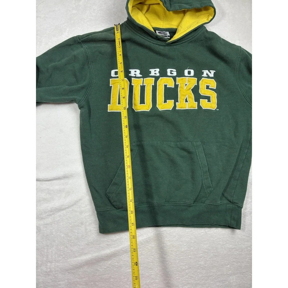 Vintage 90s University Of Oregon Ducks Pullover Hoodie Spellout Boxy Fit Small